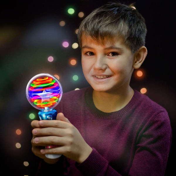7,5 tommer Light Up Magic Ball Legetøjsstave til børn, sæt med 1, Flash