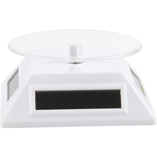 Roterende Display Stativ - Hvid, Kunst Smykke Display, Drevet af S