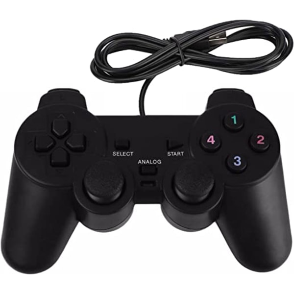 USB Wired Game Controller for PC/Raspberry Pi Gamepad Remote Con