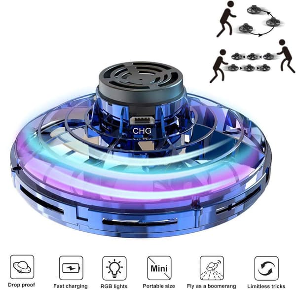 UFO Fingertip Upgrade Flight Gyro Flyvende Spinner Dekompression T