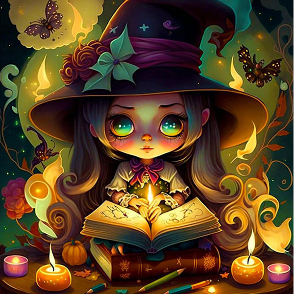 30x40cm 5D DIY Diamantmaleri Full,Série Cartoon Girl#M,DIY Dia
