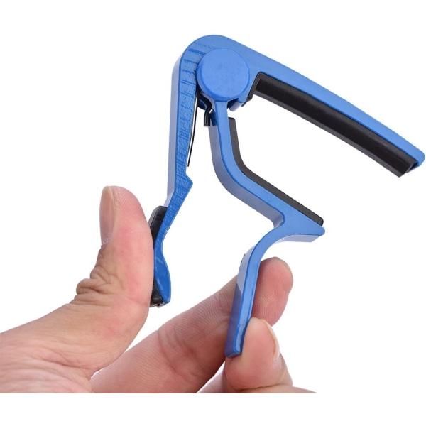 Akustisk gitarr capo (svart), 8,3*8,8 cm bärbar snabbväxling, nej
