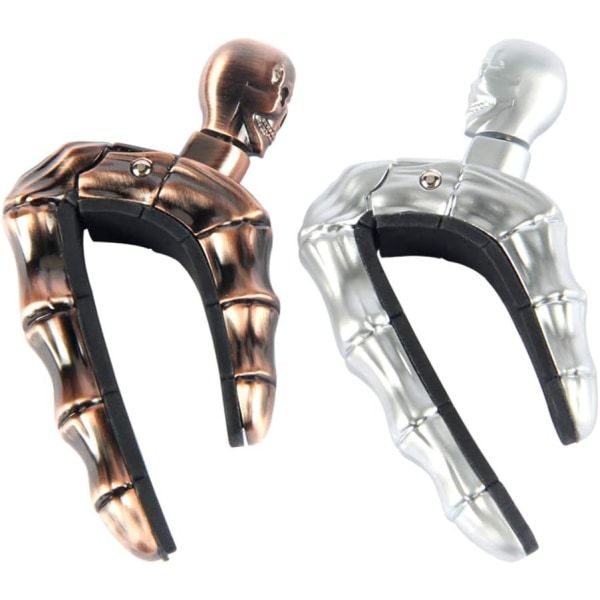 Set med 2 gitarr capo skalle knopp design universal strängar instrument capo