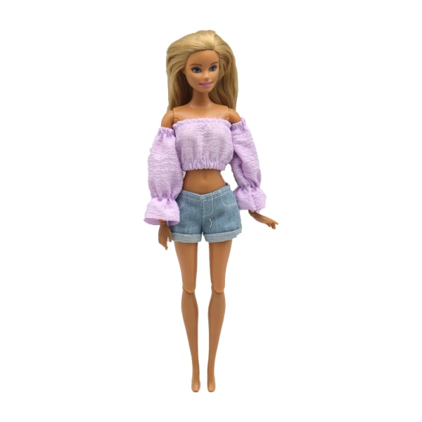 9 sæt 29 cm dukketøj legetøj Barbie plys frakke frakke med