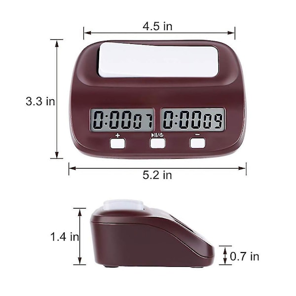 Schackklocka Professionell Digital Schacktimer Nedräknare