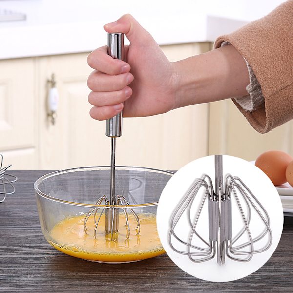 Egg Beaters, Multifunksjonell Semi-Automatisk Rustfritt Stål Hånd