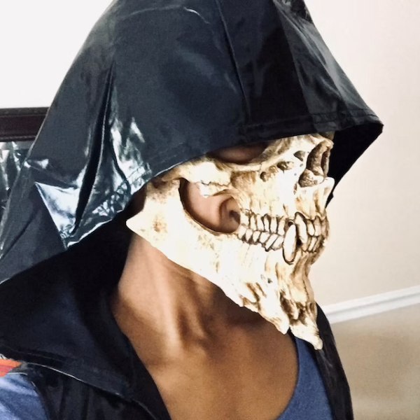 Skull Warrior Death Skull Mask/Devil Skull/Skräck Halloween