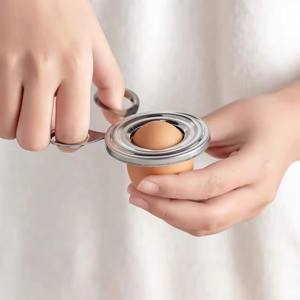 2-delt eggeskallskreller saks, eggeskallskutter, eggeåpner, flekk