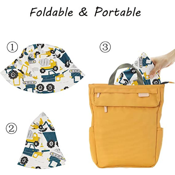 Lasten aurinkolippalakki（52-54cm）, Baby Beach Cap Boy Girl Kalastajan Hattu, Co