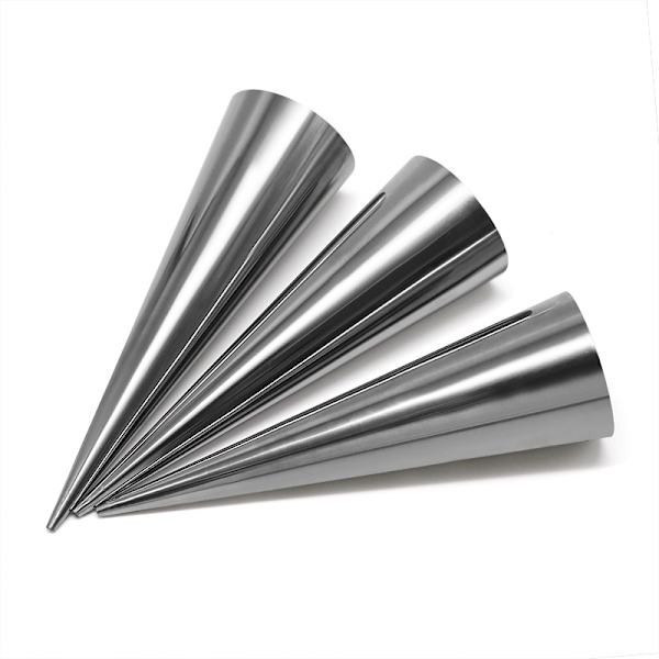 12,1*3,3cm - Dansk rustfritt stål konisk bakeriform Puffed C