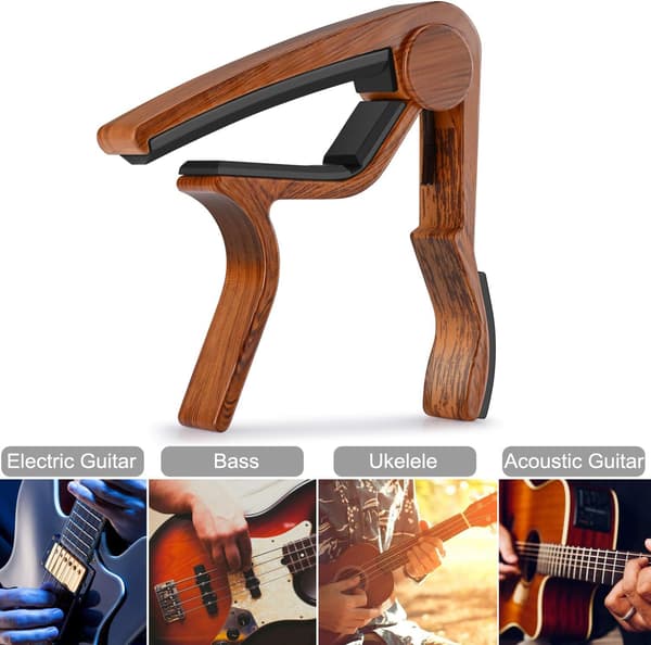 Guitarplektre Guitar Capo Akustisk Guitar Tilbehør Trigger Cap
