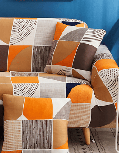 Sofaovertrekk 2 Seater 140-180cm Sofaovertrekk med Armlener Moderne Uni