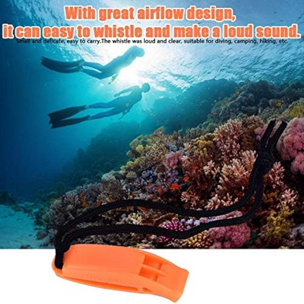Fløyte, Nødredning Fløyte for Scuba Dykking, 3 Farger