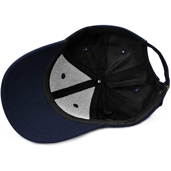 Baseball keps Casual Unisex 6 Panel Justerbar Bomull Enfärgad Sport