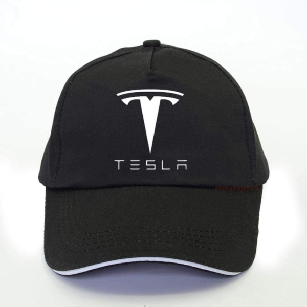 Car Tesla Baseball Cap Miesten Lakki Miehille Naisille Unisex Tesla Ba black