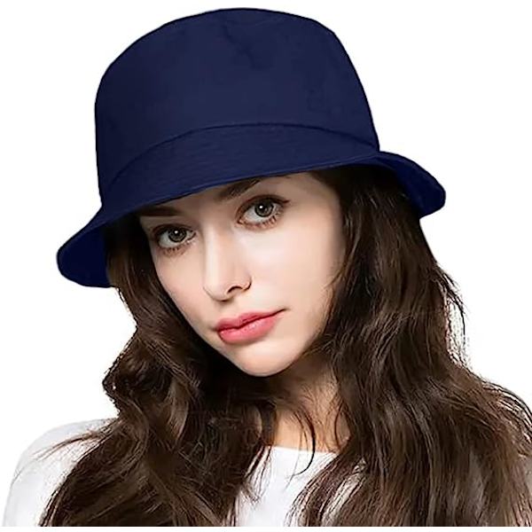 Dame Fiskerhat Solhat Visor Hatte Reversible Foldbar Spand