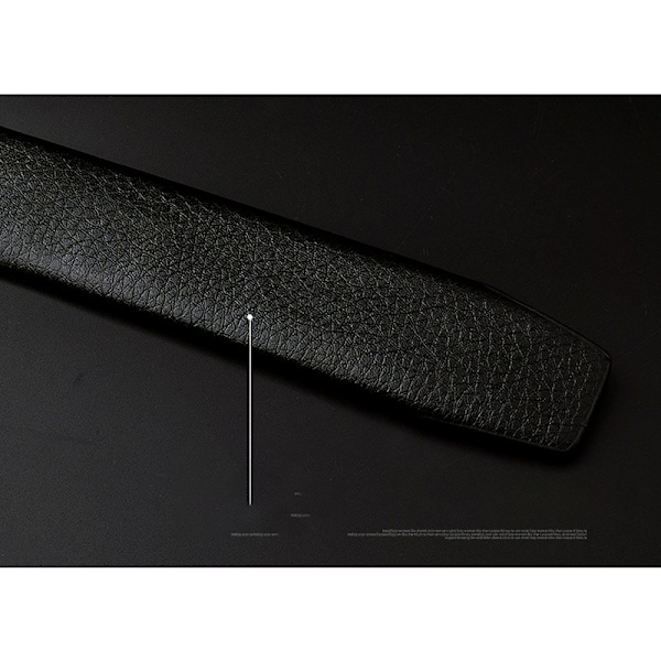 Sort polygon herre bælte spænde automatisk bælte til mænd 35mm w