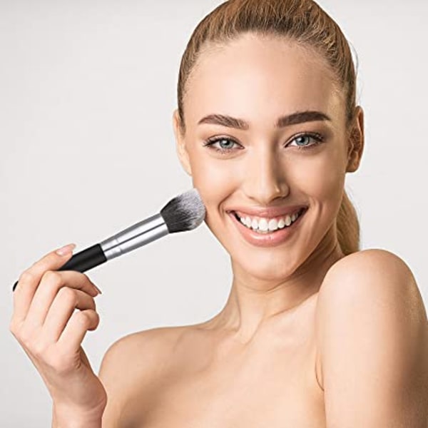 Makeupborstar, 18 stycken professionella premium syntetiska makeupborstar