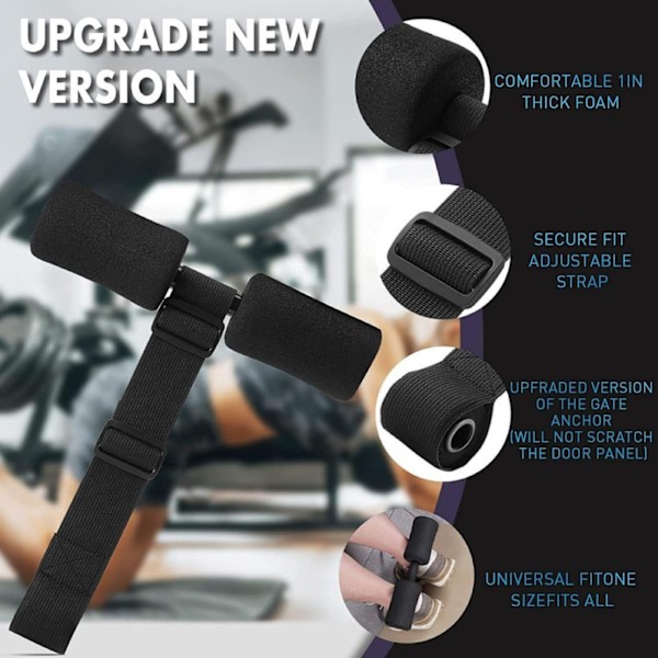 1 kpl Curl Band Sit Up -laite Nordic Home Workout Hamstringille