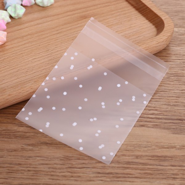 Self sealing bag for homemade candy and dessert 200 PCS cookie p