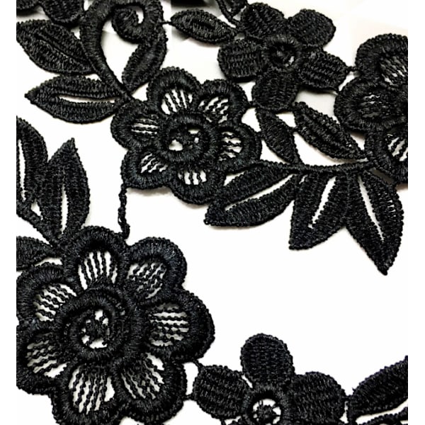 2 blommor à 28 x 14 cm En bit, Ecusson Patch Badge Applique Fl