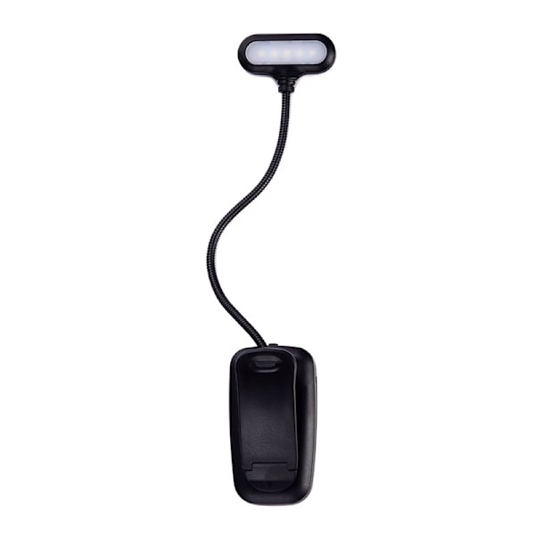 Læselampe, LED-læselampe genopladelig klipslampe, boglampe lysstyrketilstande farver, læselampe til læsning i sengen, rejse