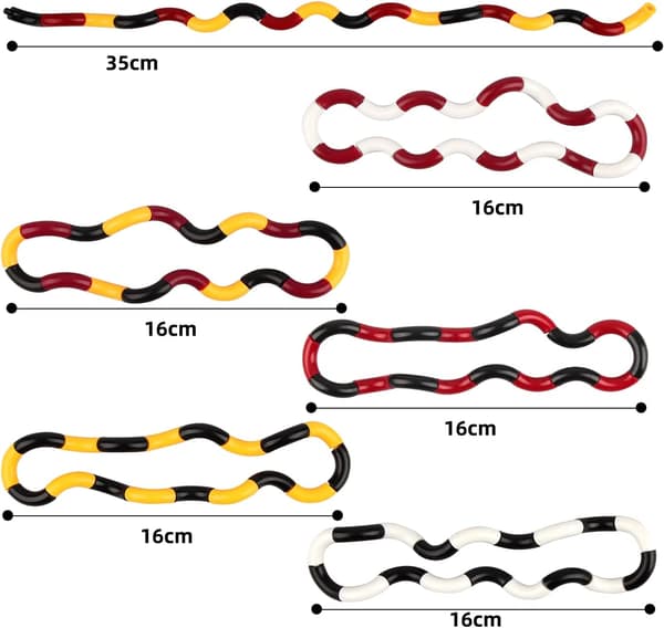Tangle-legetøj, Fidget Twister, Hånd Fidget Legetøj, Twist Dekompression