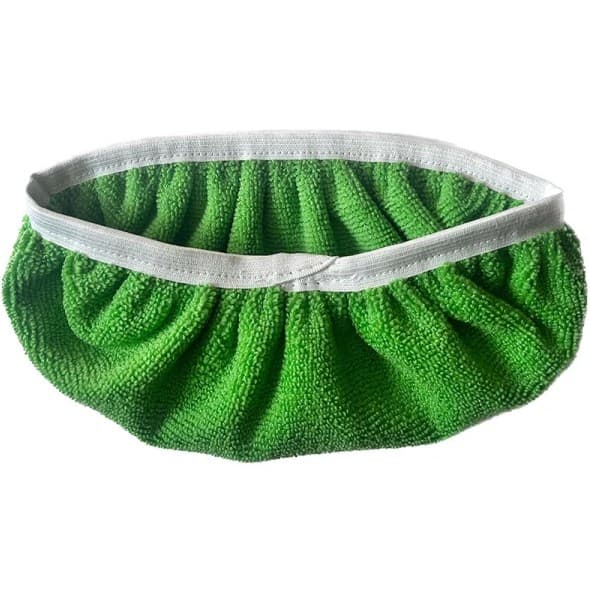 2 st gröna 25,4x11,5cm, ersättning moppdynor, golvmoppar trasor,