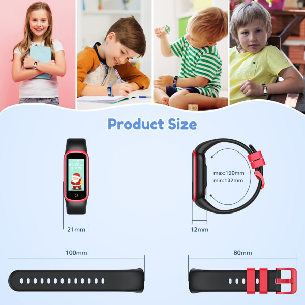 Child Connected Watch: Sport Connected Watch Inneholder Heart Pedo