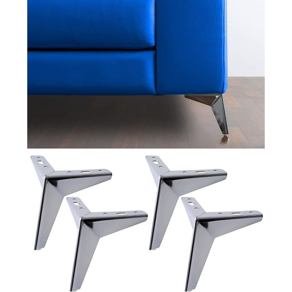 4 Model Møbel- og Sofaben 4 Metalben - Elegant De