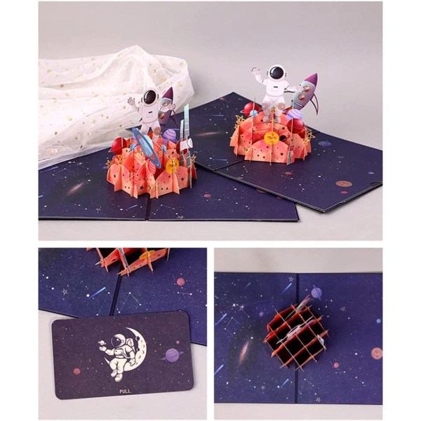 Födelsedagskort Present till dina barn, vänner och älskare, 3D Pop Up