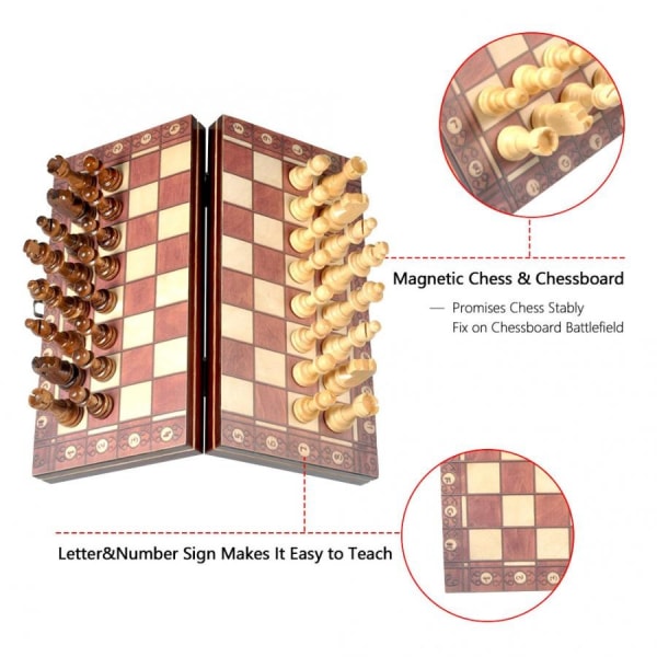 Håndlaget tresjakk SENATOR CHESS Profesjonell 40x40 cm 2 spillere