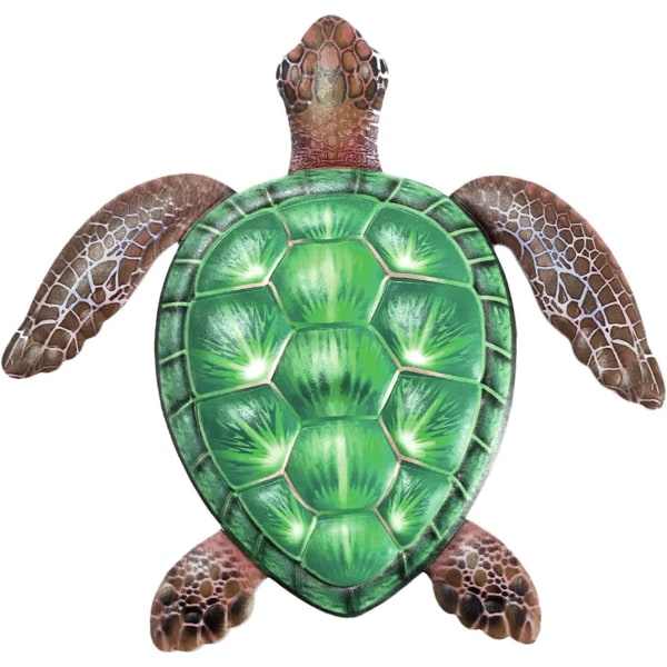 Metal Turtle Väggdekor Sköldpadda Väggkonst för Hem Sovrum Living R