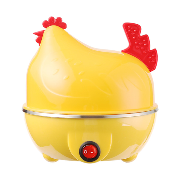 Mini äggkokare Frukostmaskin, Äggångare, Små köksapparater, Enknappsomkopplare, Automatisk avstängning, Hem, Trycktyp, Rostfri uppvärmningsplatta, Livsmedelskvalitet PP-plast