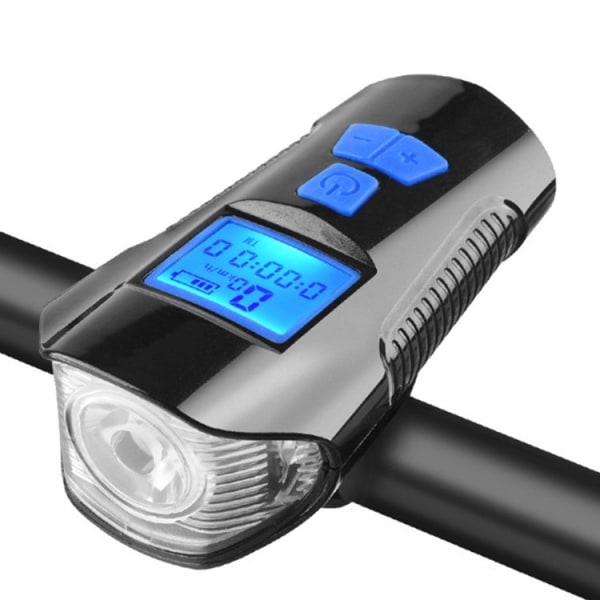 Blå genopladelige LED cykelbaglygter, cykelspeedometer