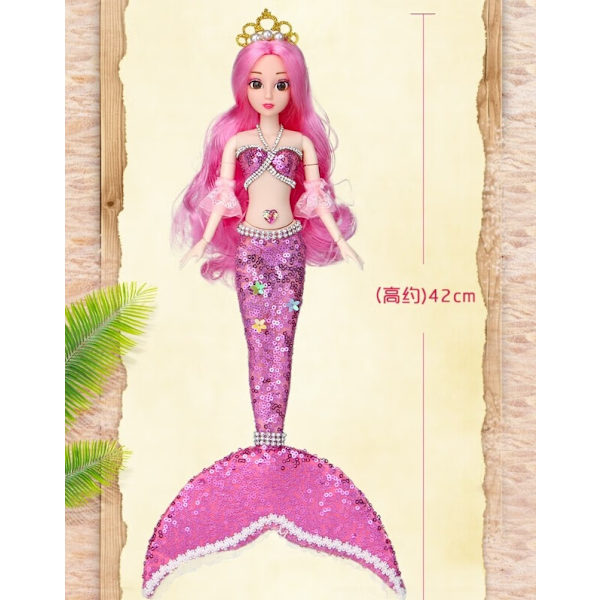 Kultainen Lejiafen Tongle Mermaids Prinsessa Nuket Lapset Tytöt C