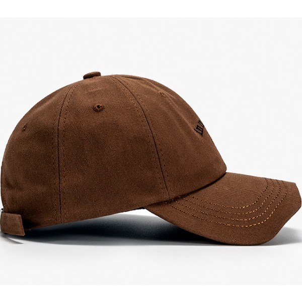 Udendørs Fashion Herre Peaked Cap Blød Top Buet Skygge Studen E