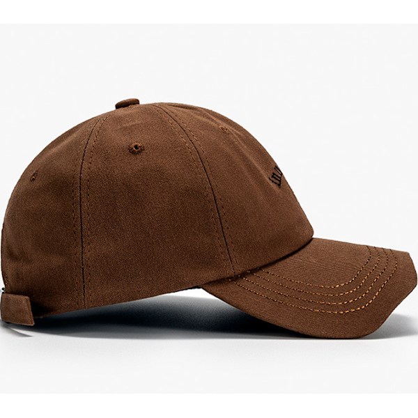 Utomhus Fashion Herr Peaked Cap Mjuk Topp Böjd Brätte Studen E