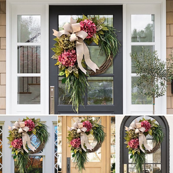 Jardin ferme devant la porte accrochage, décoration bucoliqu