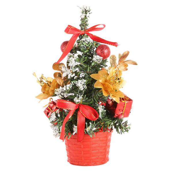 Dekorasjoner d’arbre de Noël de table, arbre de pin de Noël artifi