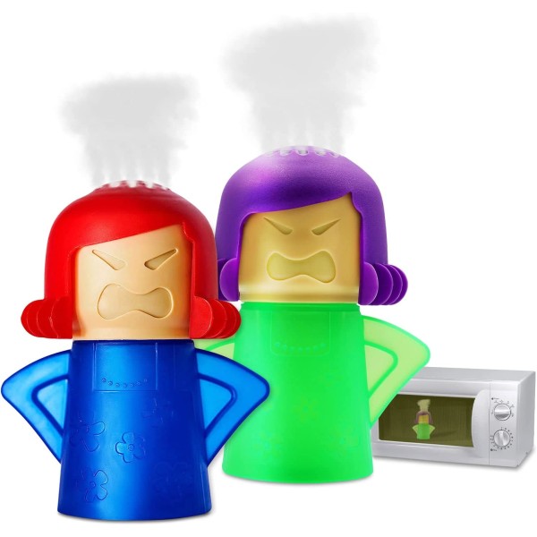 Microwave Cleaner, 2 PCS Angry Mama Microwave Cleaner Microwave