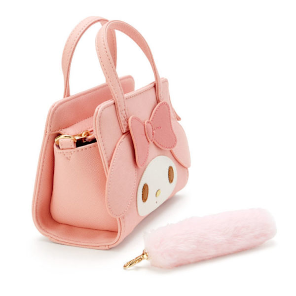 Søt tegneserie side ryggsekk messenger bag (rosa)