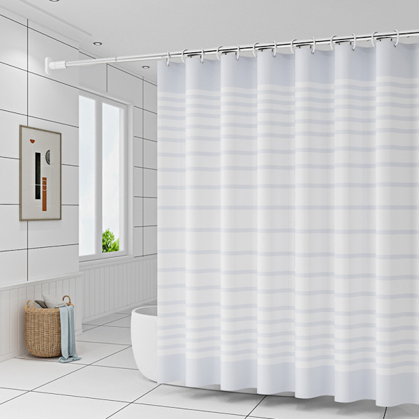 Basics Classic Striped Duschdraperi - 180cm