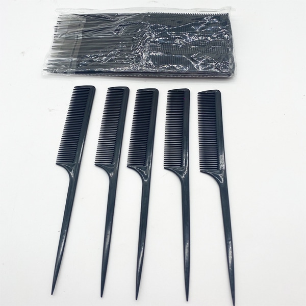 10 stk (sort)Praktisk håropretning Salon kam hår lige