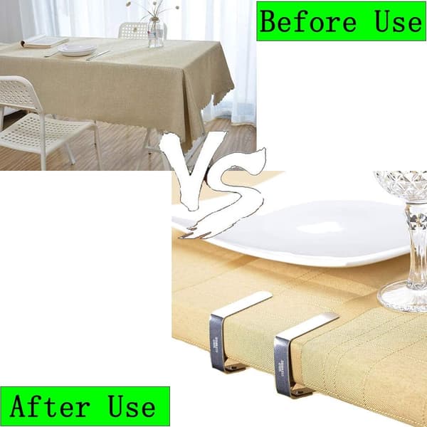 Pince Nappe Exterieur, Pince Nappe de Table, 12 Pinces à Nappe e