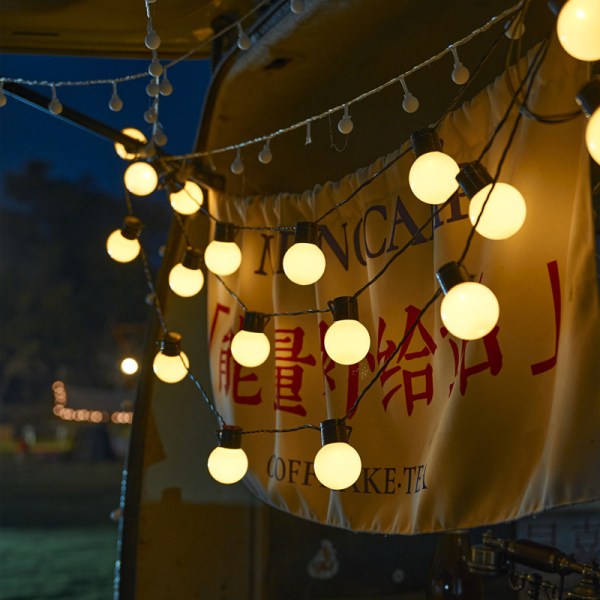 Jul led pære utendørs camping atmosfære lampe ball lampe d660 | Fyndiq