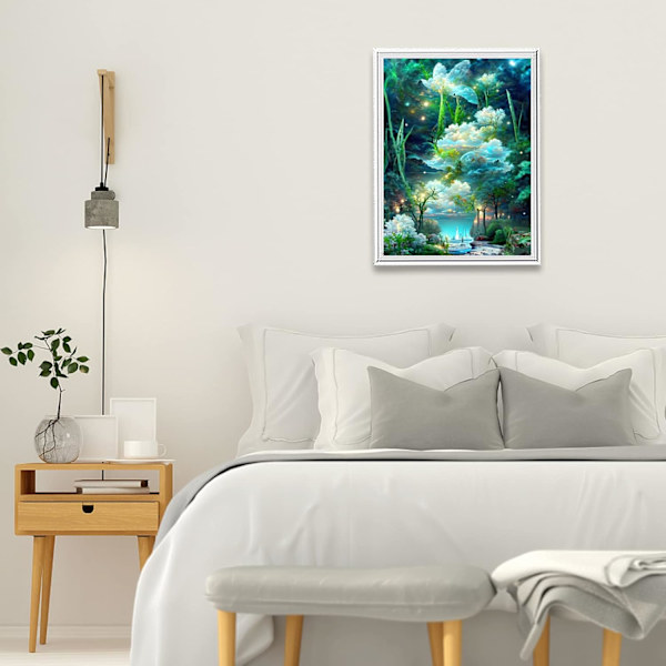 DIY-timanttimaalaus, 30 × 40 cm timanttimaalausristipistopakkaukset