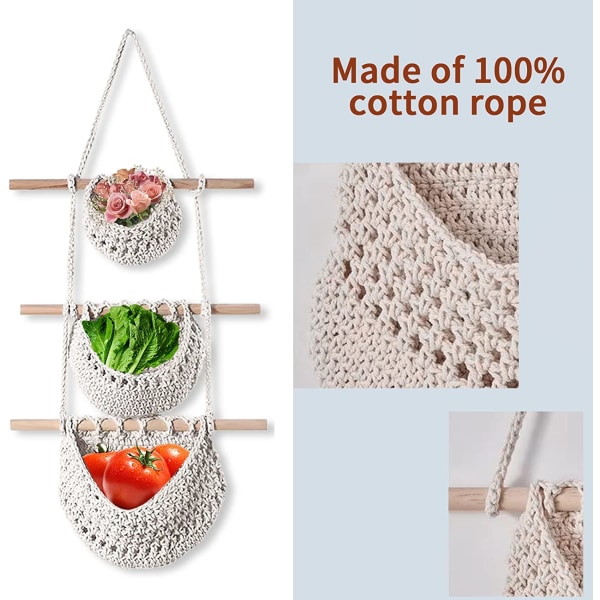 Makramee seinävaate boho seinäkoriste, makramee seinäkoriste, Bo