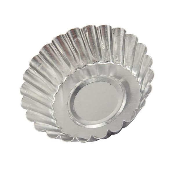 100 stk egg tart aluminium cupcake kakeform kjeksform foret