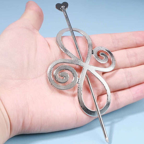 Vintage Celtic Knot Infinity Symbol Hiussolki Hiussolki Pitkät Hiukset